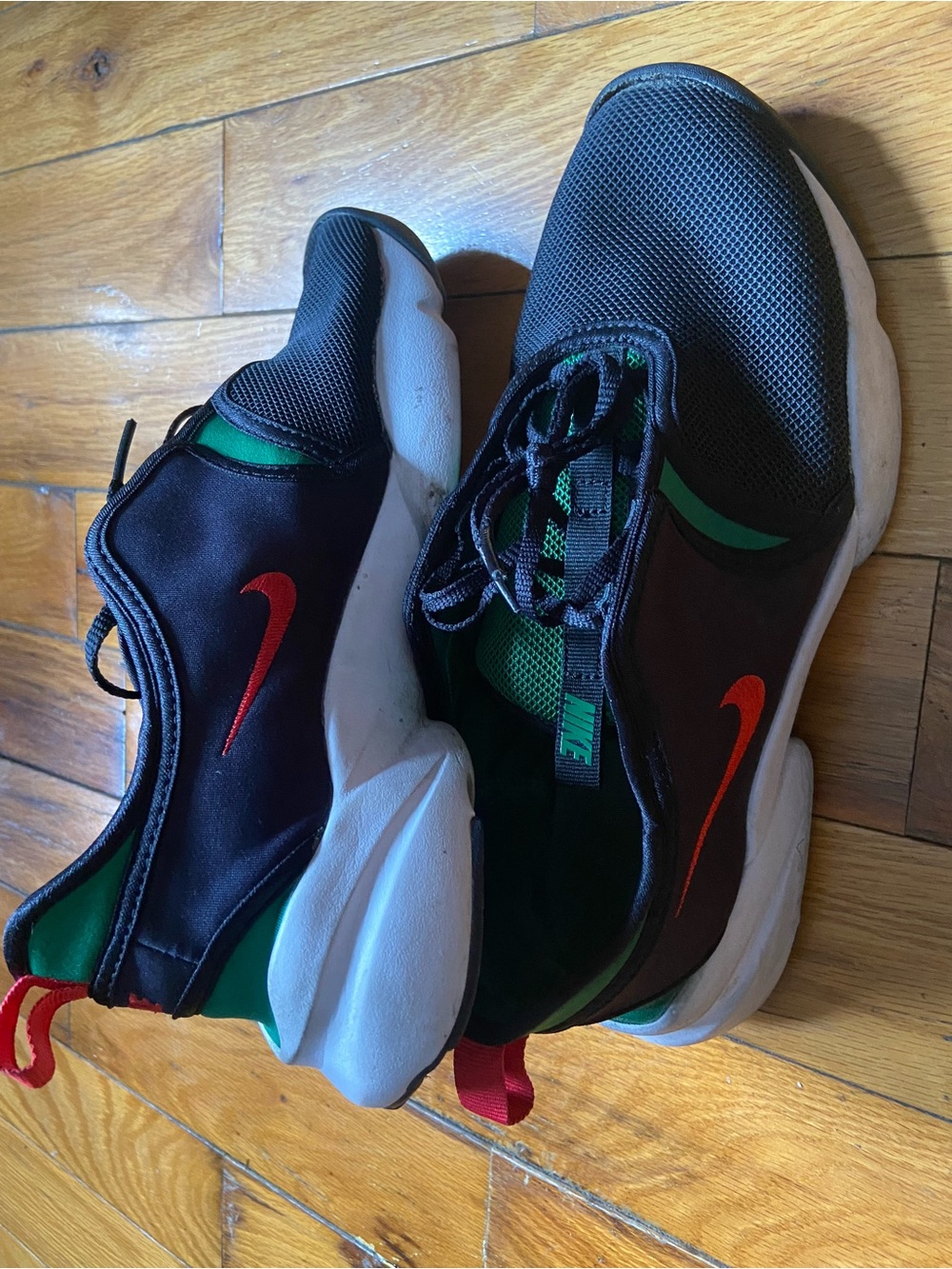 Nike Women’s Red, Black & Green Sneakers